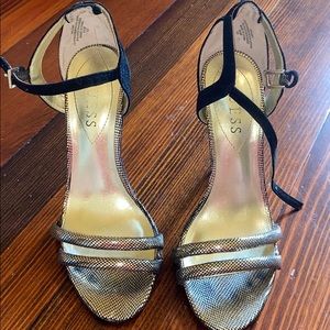 Guess strappy heels (worn once)